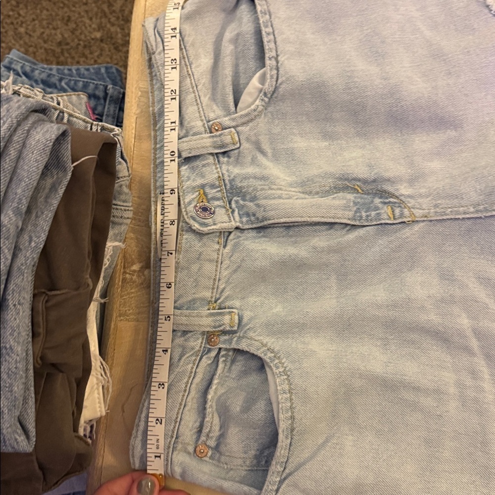 Free People We the Free high waist wide leg jeans size 29 distressed - Picture 8 of 8